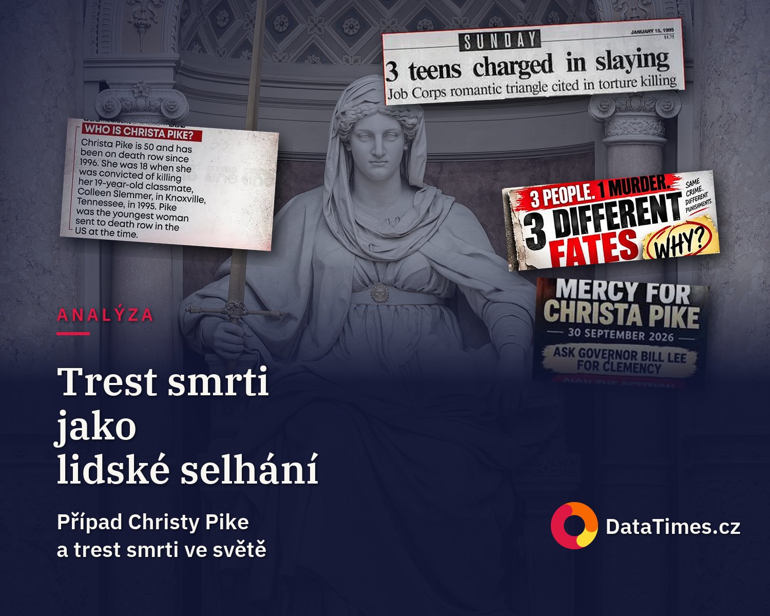 Christu Pike stát jako dítě nechránil. Pak se ji pokusil popravit