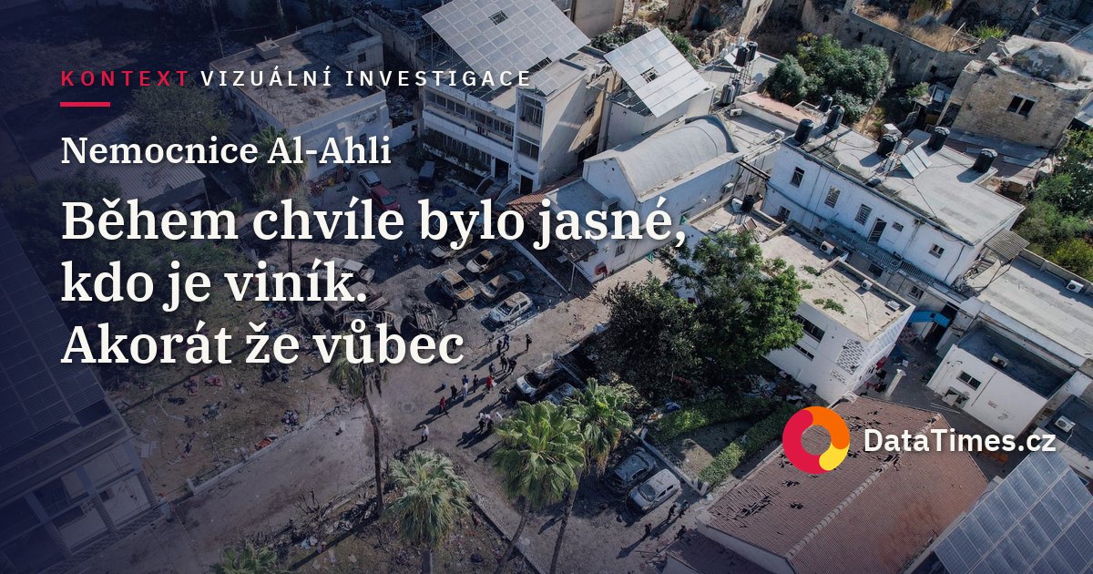 Nemocnice Al-Ahli: dost záběrů na desítky analýz, málo na jediný verdikt