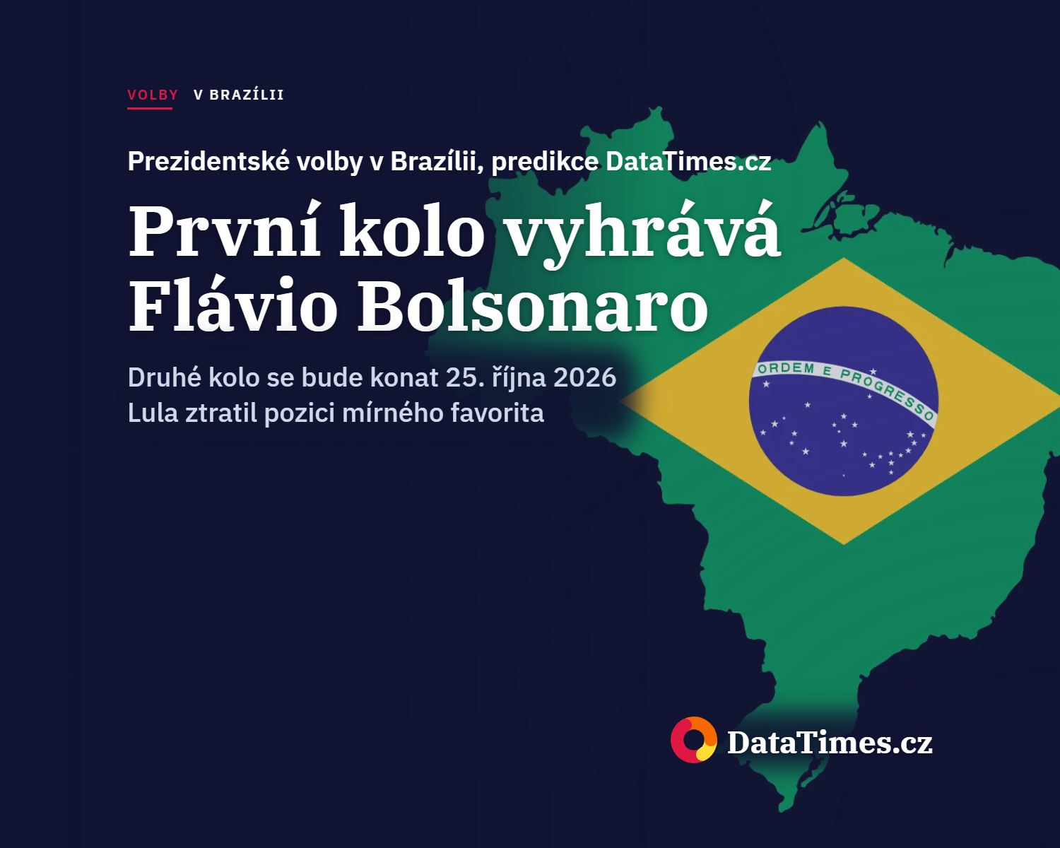 Prezidentské volby v Brazílii: První kolo vyhrává Bolsonaro, ukazuje predikce
