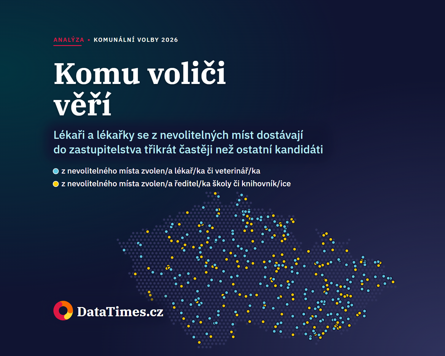 Lékařům, veterinářům a ředitelkám škol voliči věří. Do zastupitelstva je posunou i z konce kandidátky
